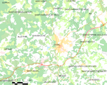 Map commune FR insee code 19275